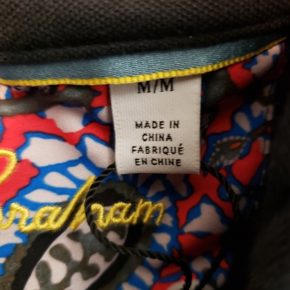 NWOT Robert Graham Polo Men's sz M - Picture 8 of 9